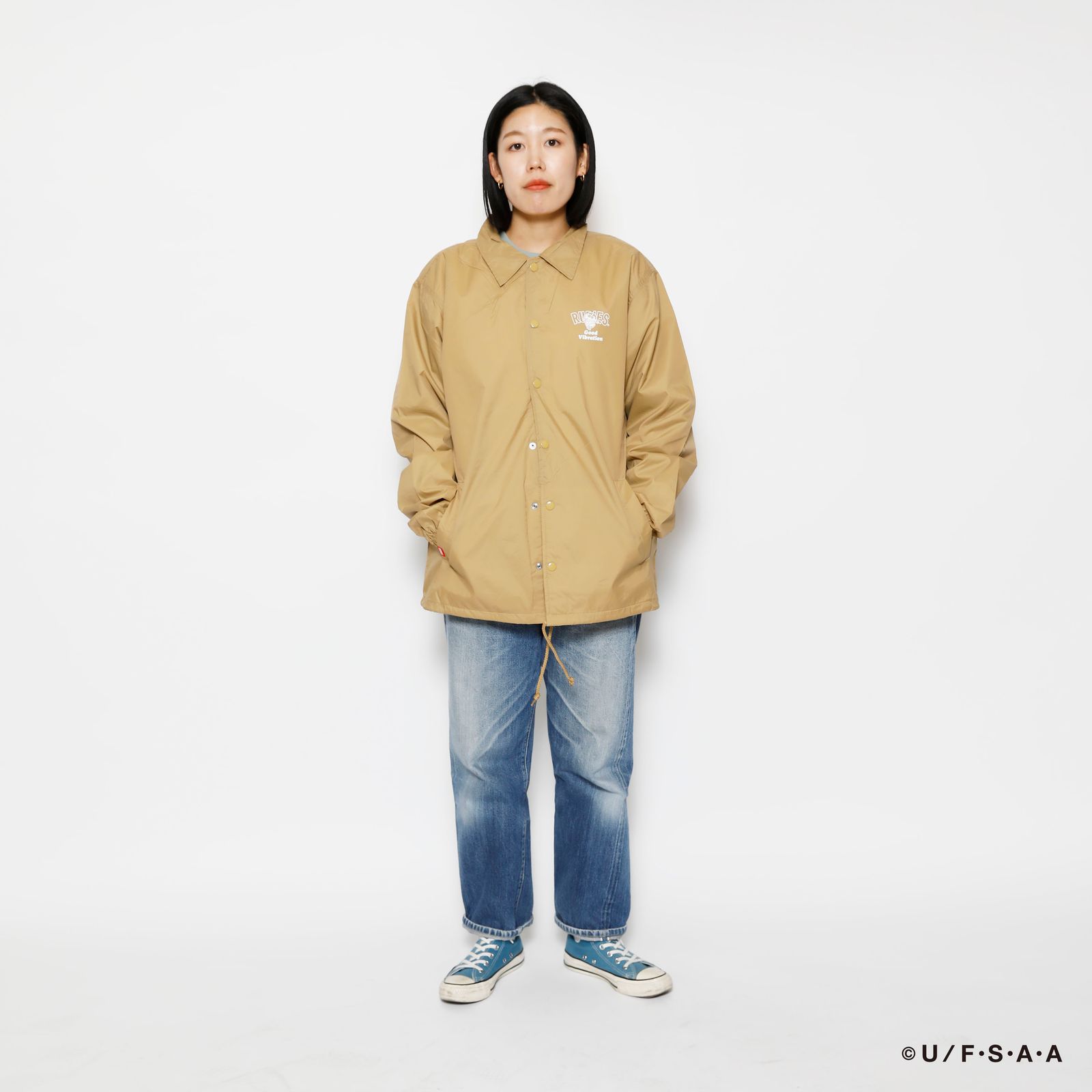 RUDIE'SxCRAYON SHINCHAN MOSH COACHJACKET