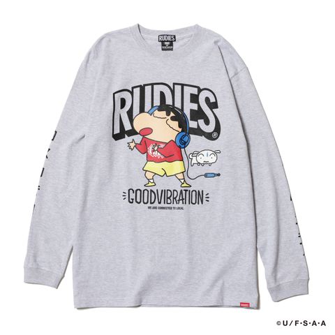 RUDIE'SxCRAYON SHINCHAN HUMMING LSTEE