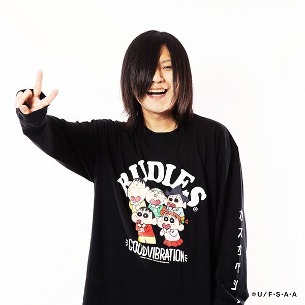 RUDIE'SxCRAYON SHINCHAN KASUKABE BOUEITAI LSTEE