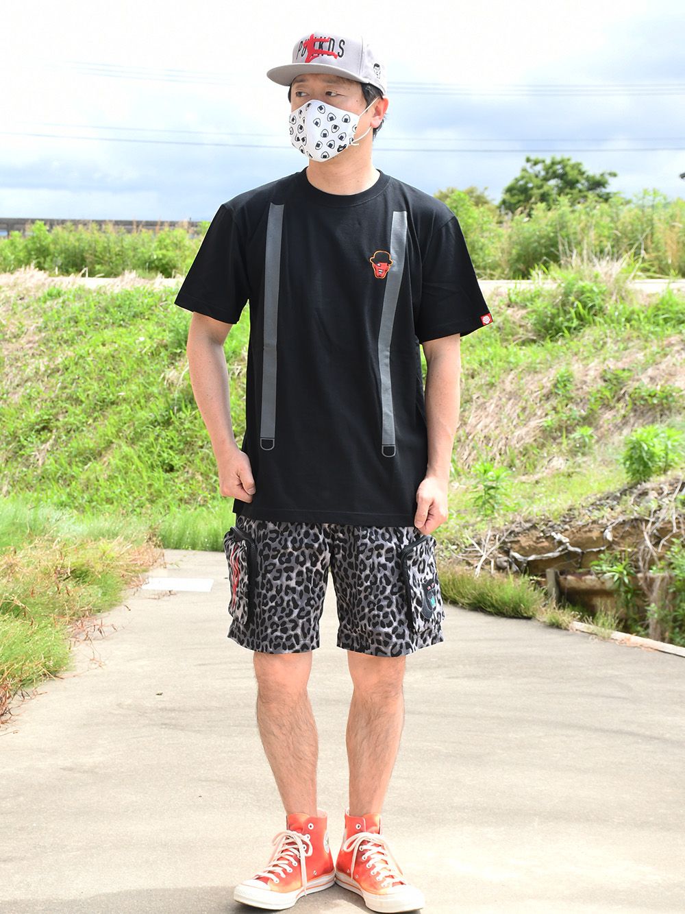 サスペンダーTEE