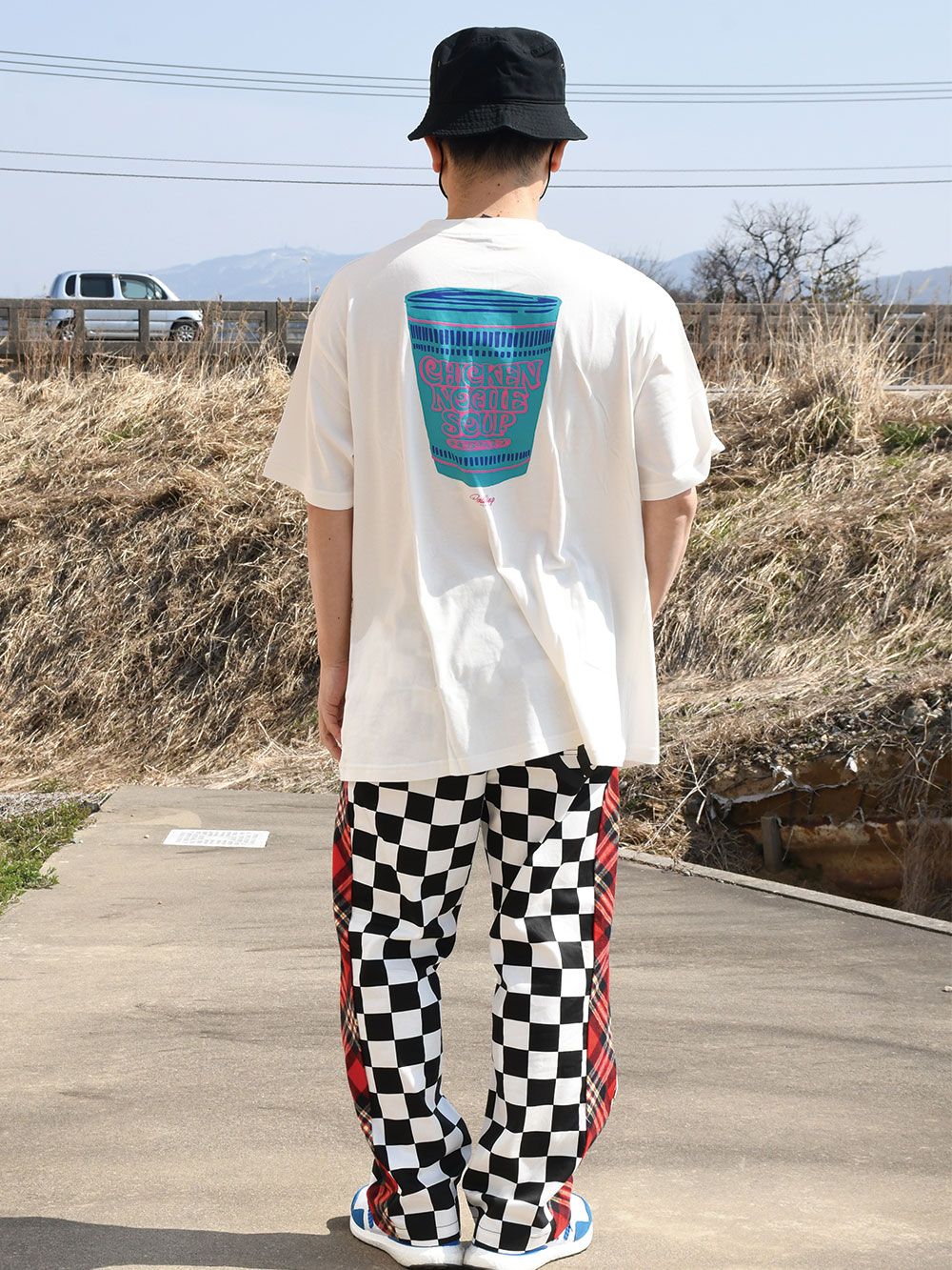 ROLLING CRADLE - CHECK FLARE-PANTS | DOLL