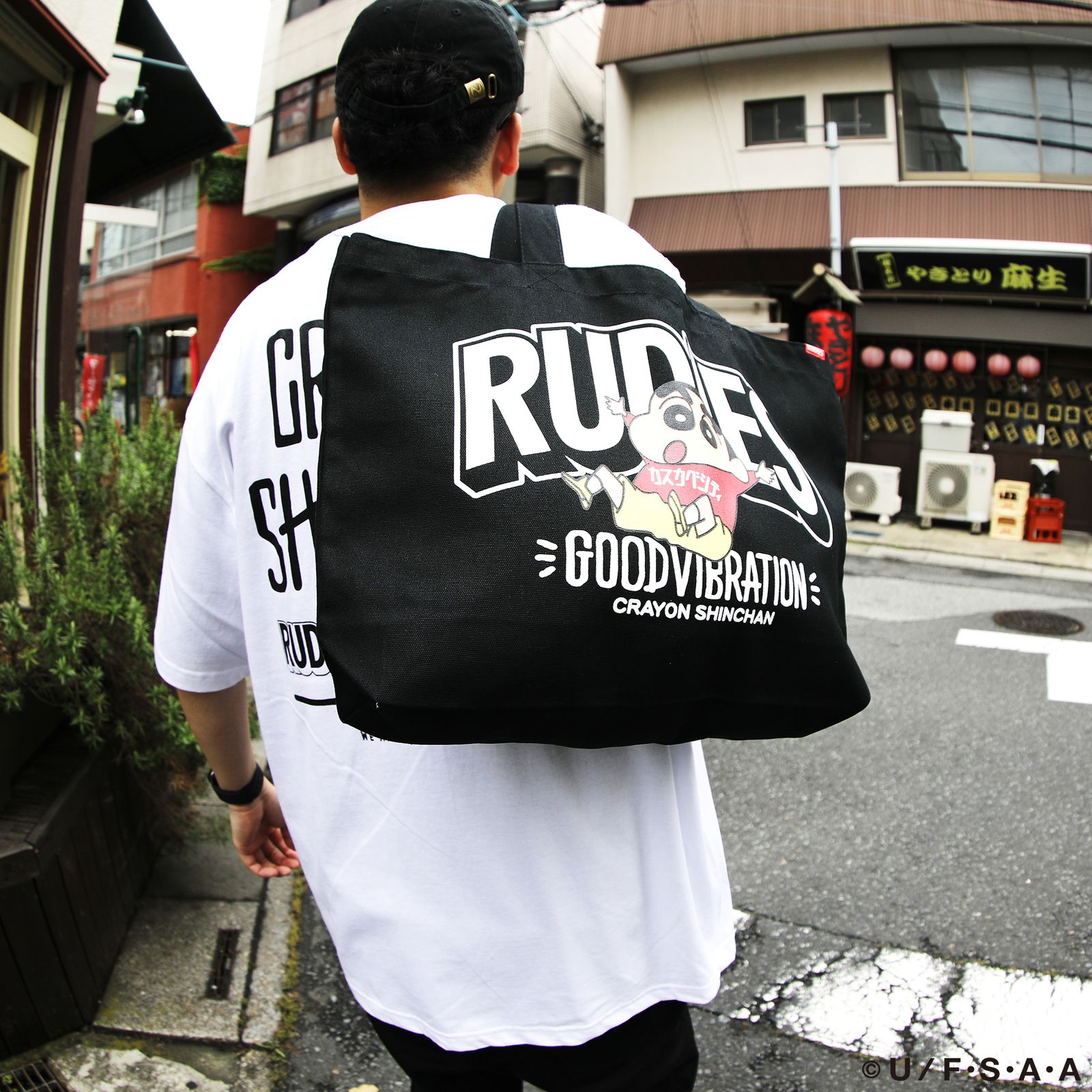 RUDIE'S x CRAYON SHINCHAN DIVE TOTEBAG