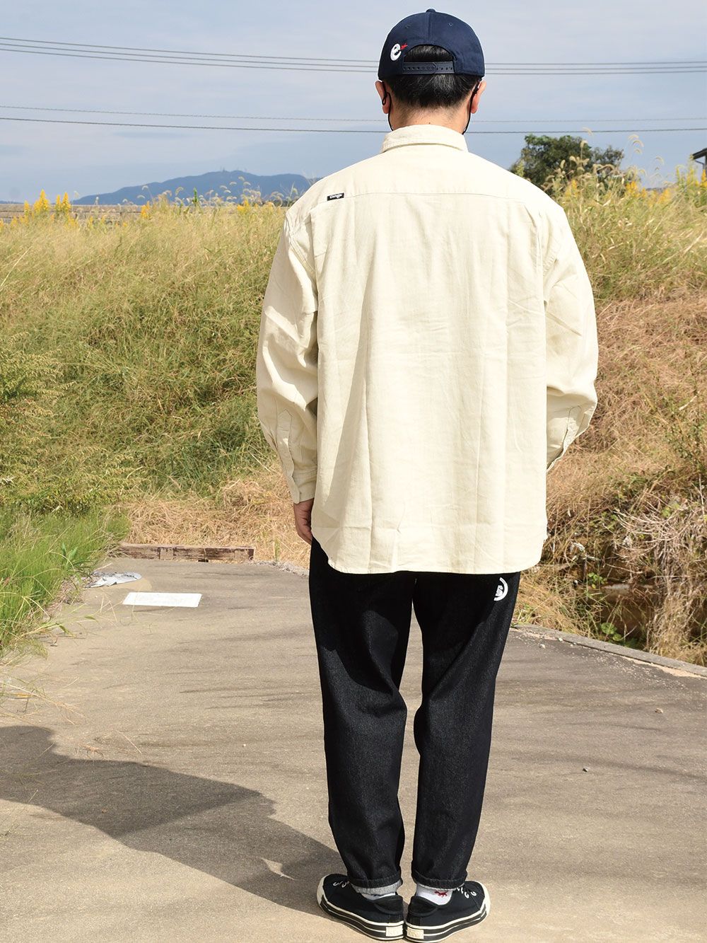 rg corduroy over size shirts