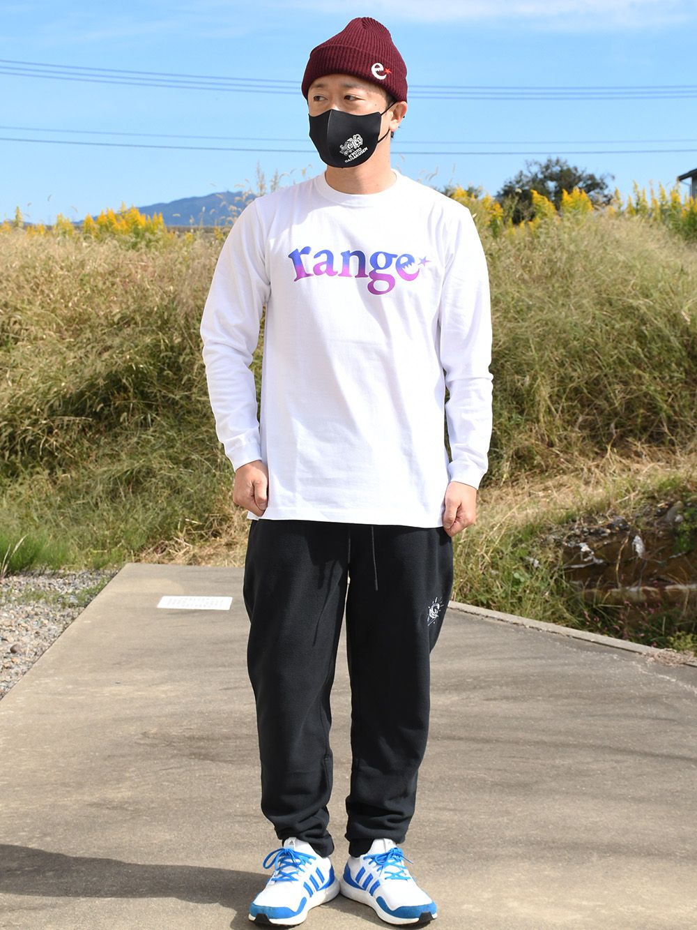 rg beauty gradation LS tee
