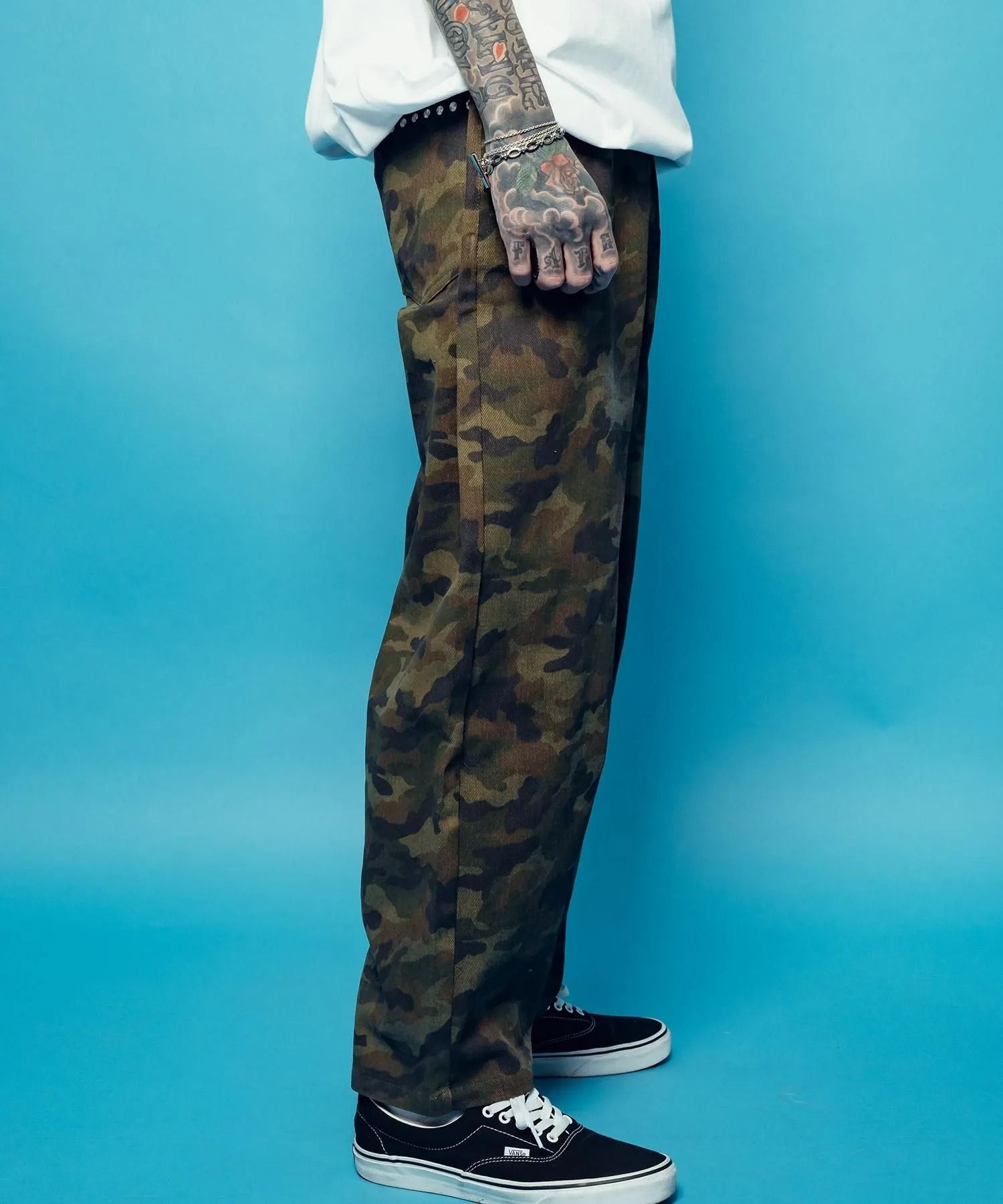 Camouflage baggy pants