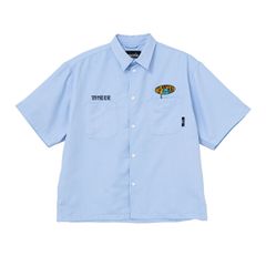 HELLO SECT STRIPE WORK-SHIRTS