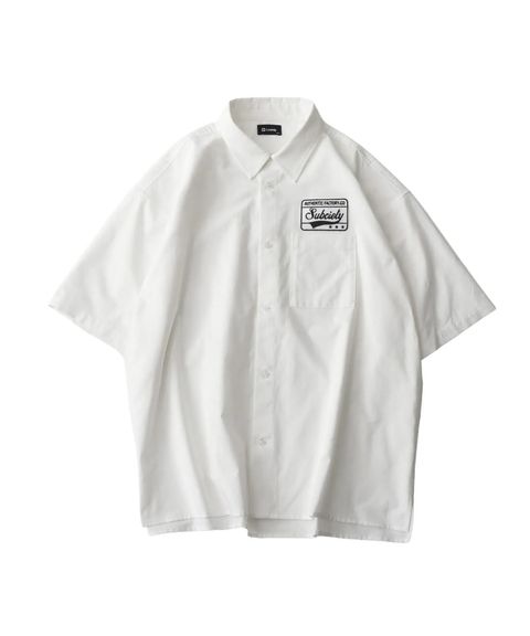 Square tail patch shirt
