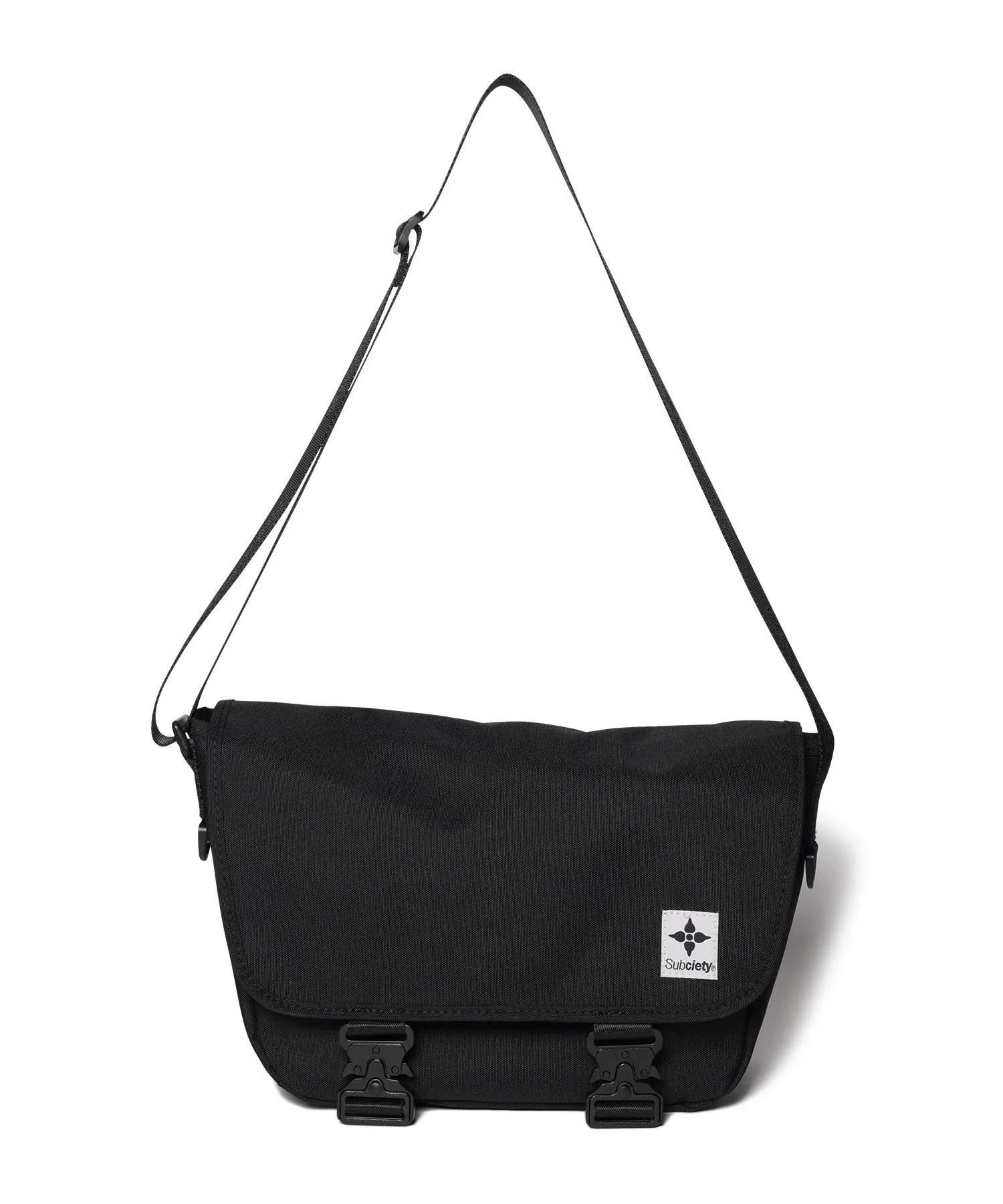 Metal buckle shoulder bag