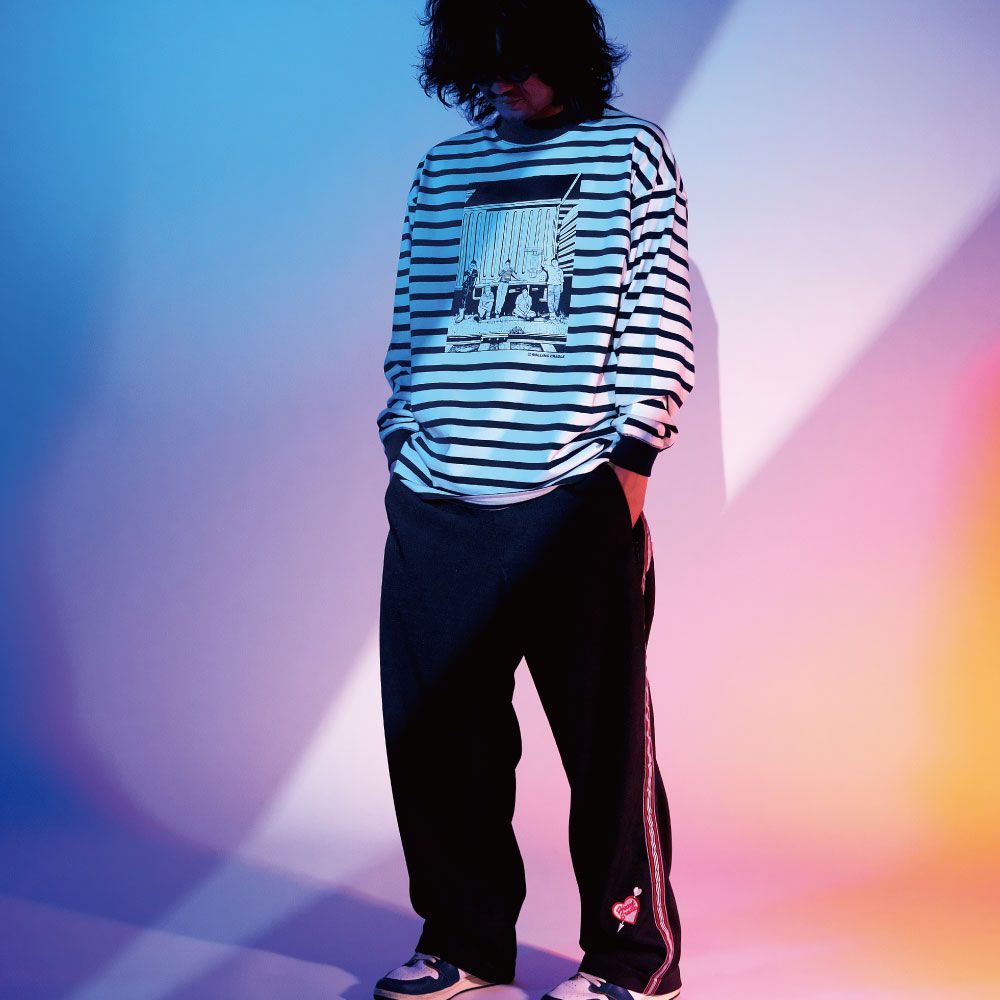 UNDERAGE BORDER LONG-SLEEVE