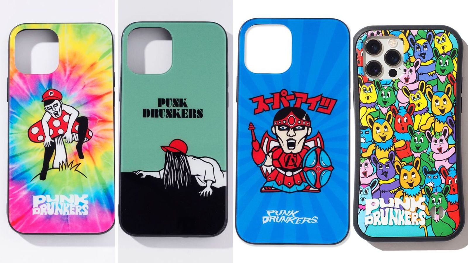 PUNK DRUNKERS - GRIP iPhone CASE / グレイトフルマッポ | DOLL