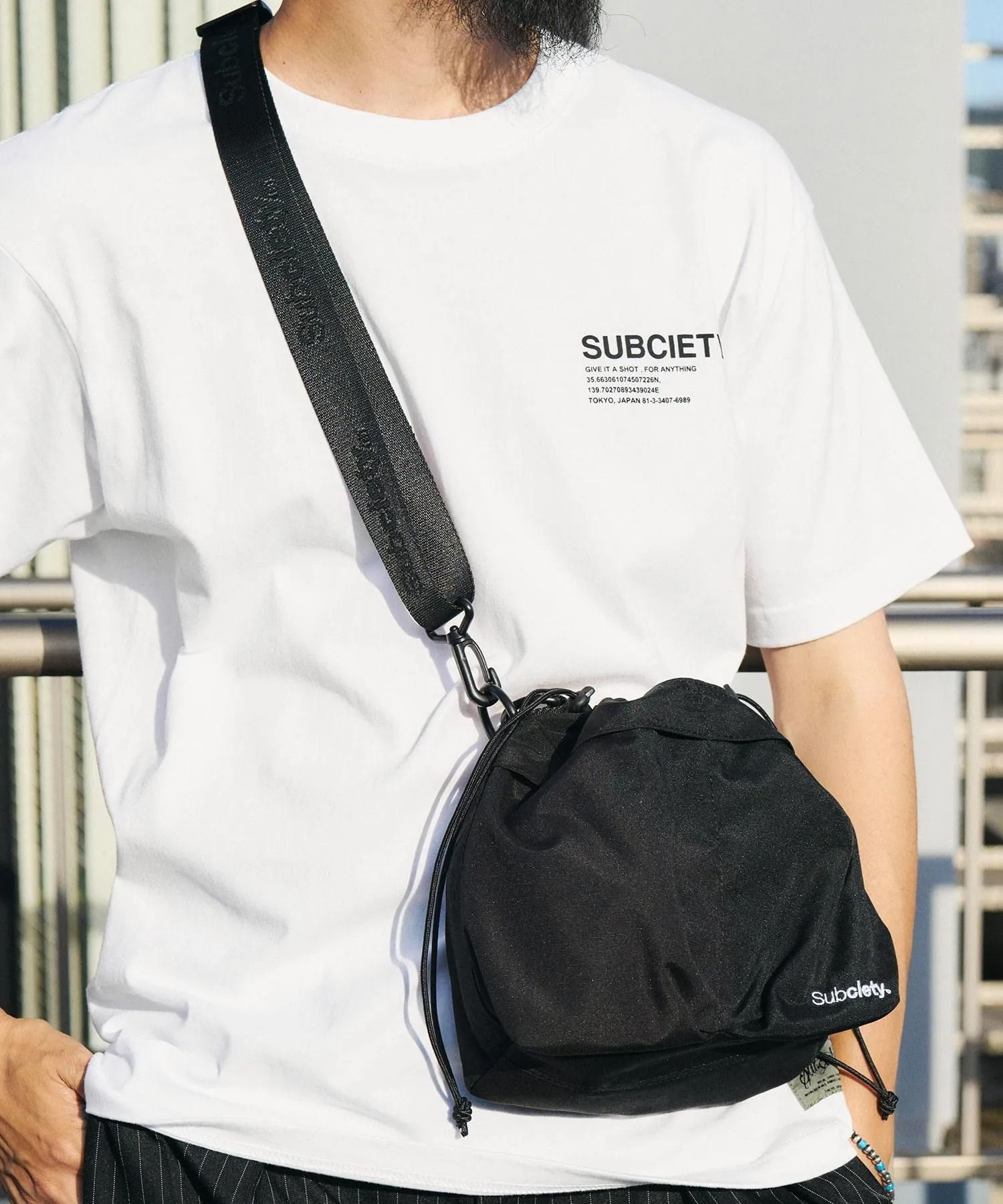 Kinchaku 2way shoulder bag