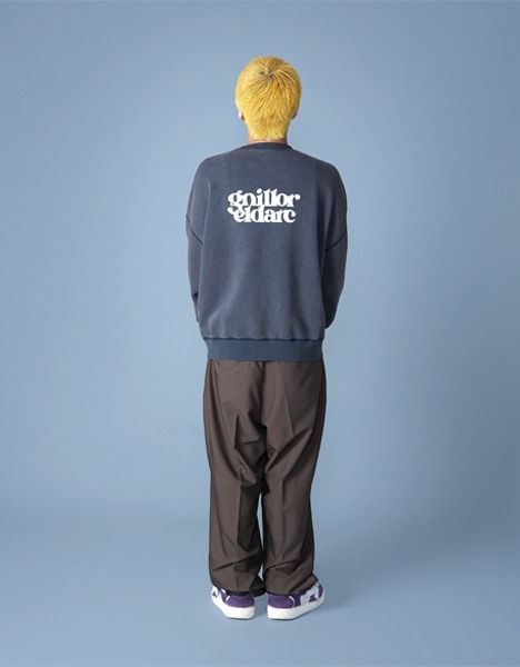 CREAM NERVOUS CREW-NECK