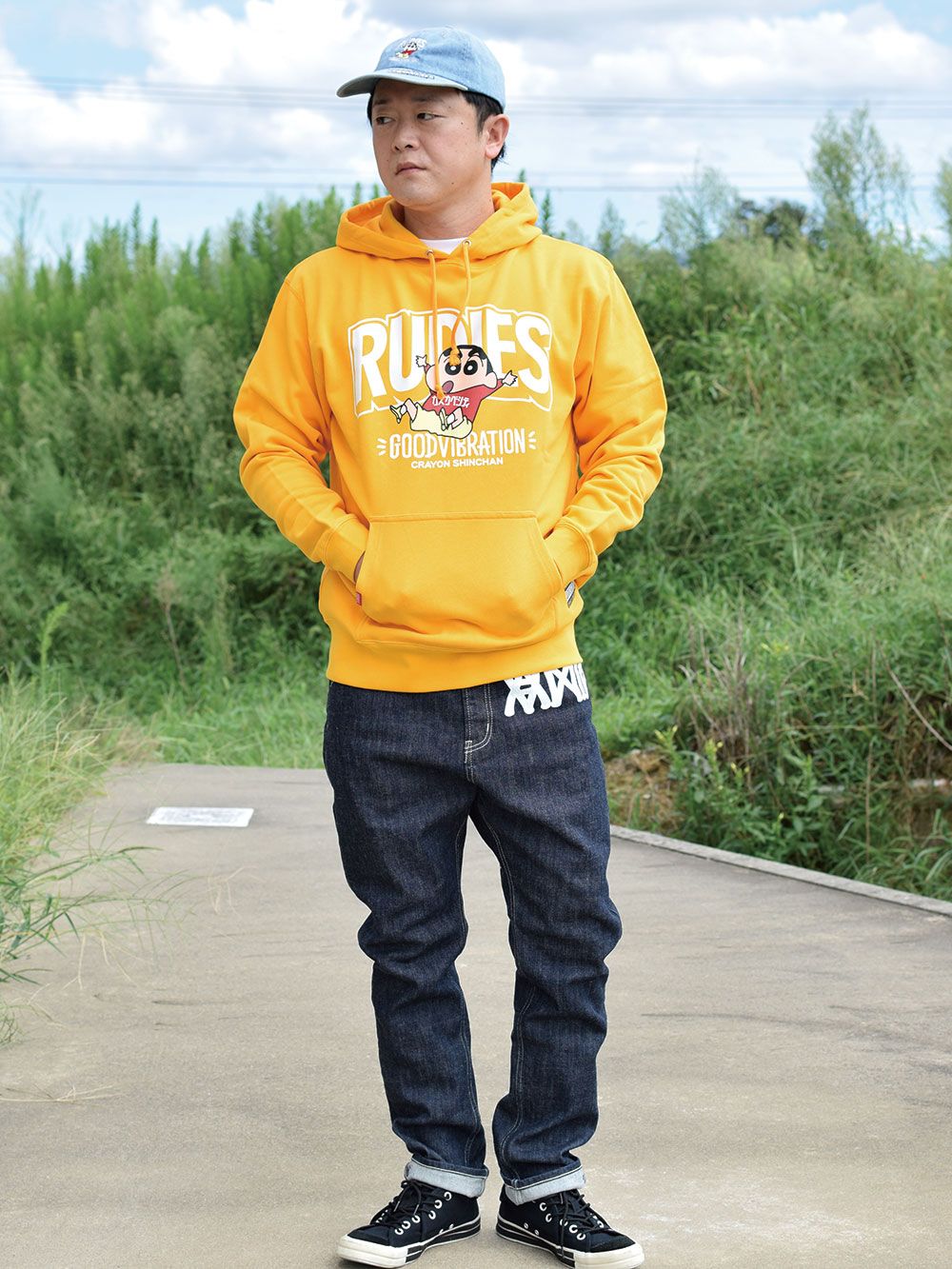 RUDIE'S x CRAYON SHINCHAN DIVE HOOD SWEAT