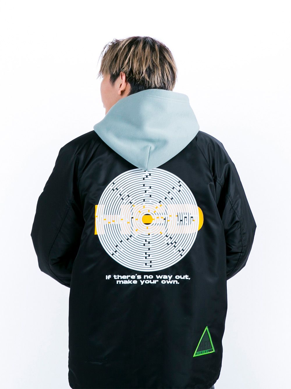 Circle maze Coach jacket