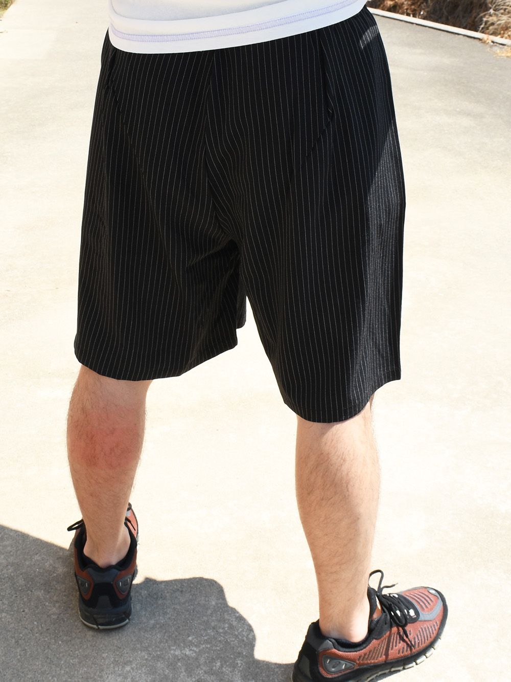 rg pin stripe easy shorts