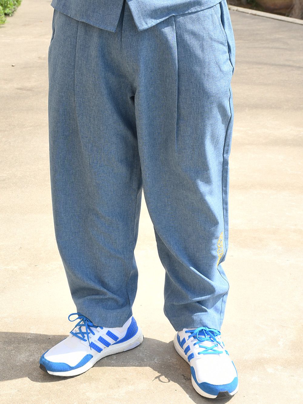 sd retro style wide taperd pants