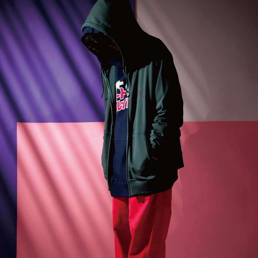 LOGO LOGO ZIP-HOODIE