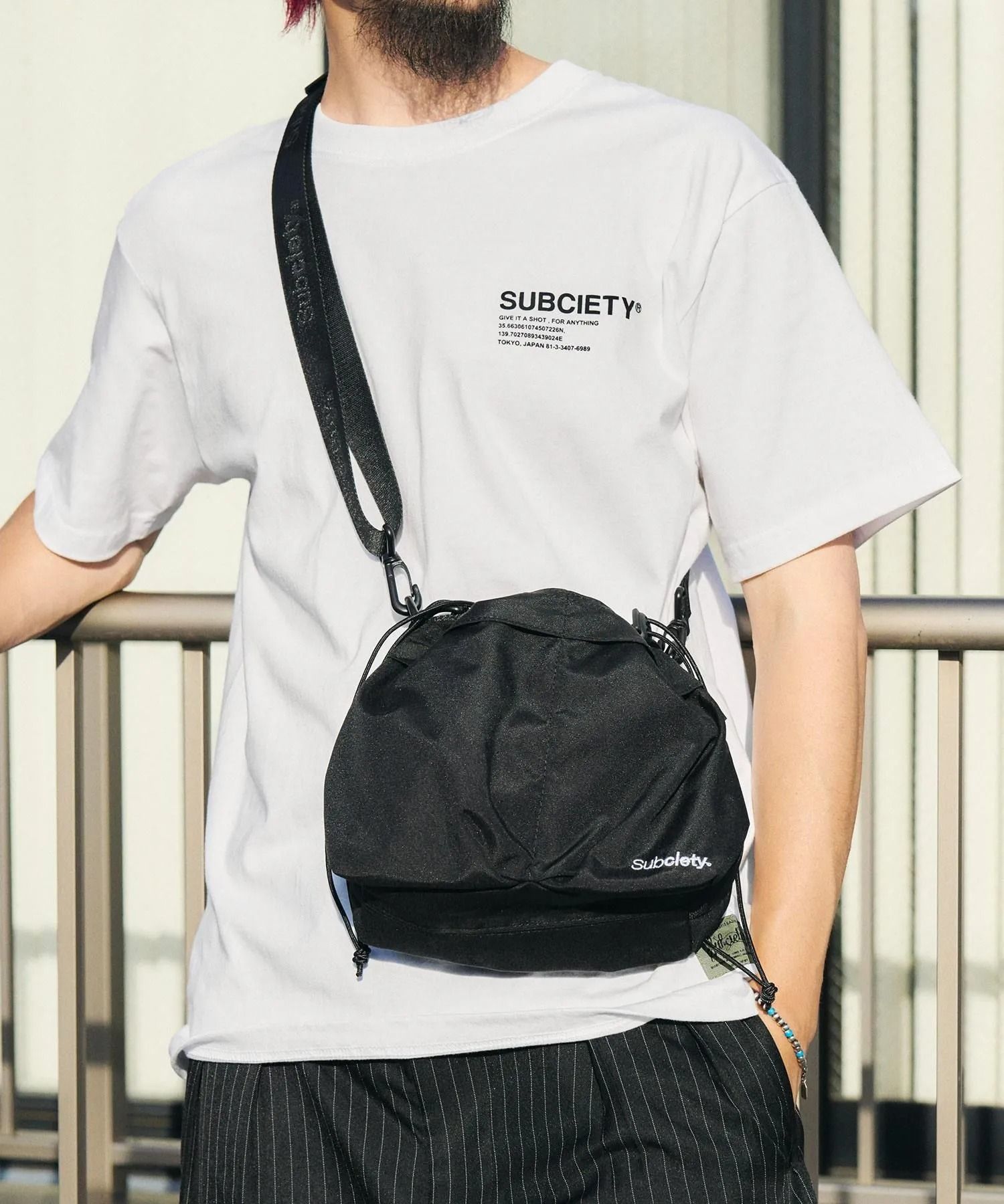 Kinchaku 2way shoulder bag