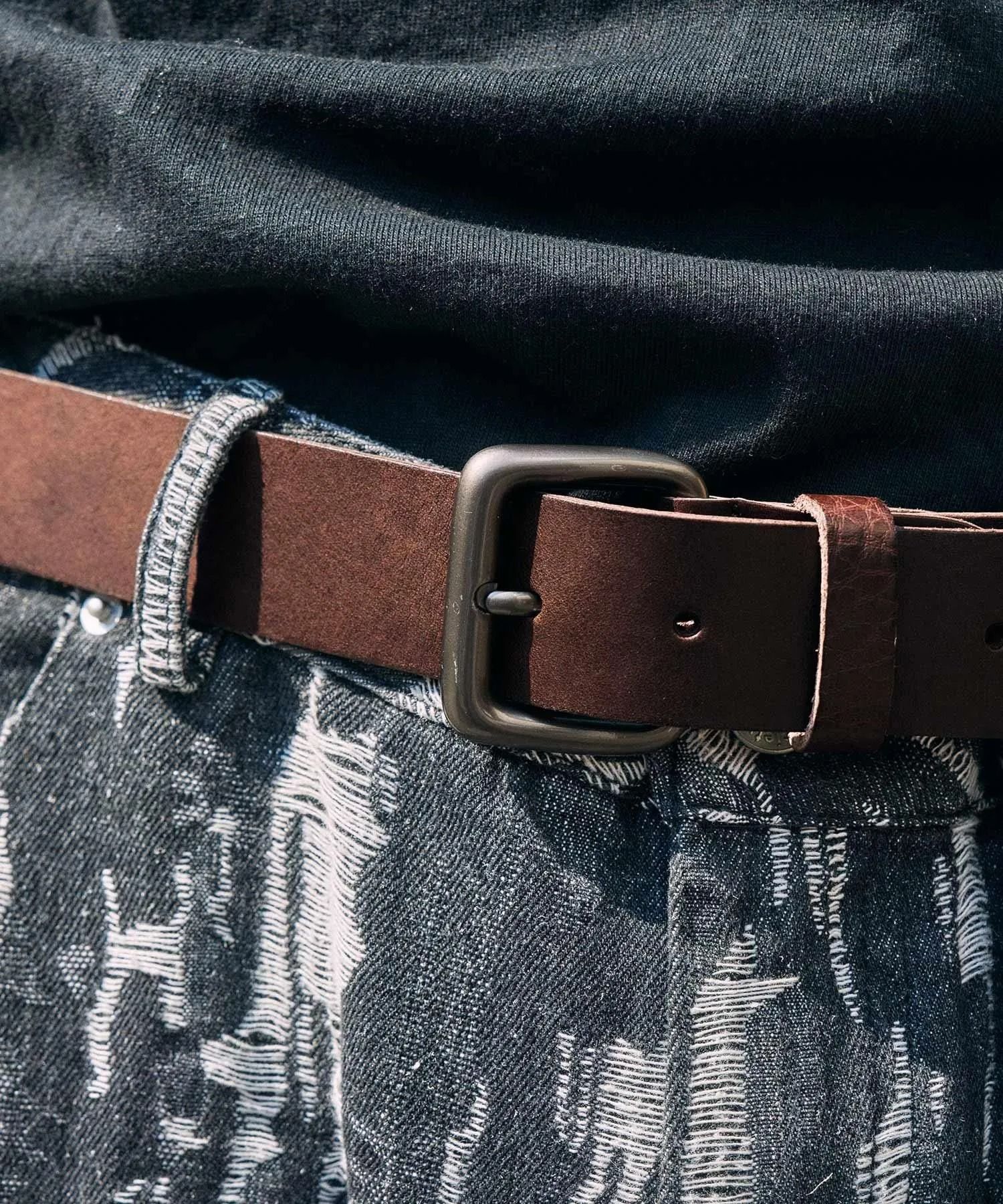 Italian leather belt