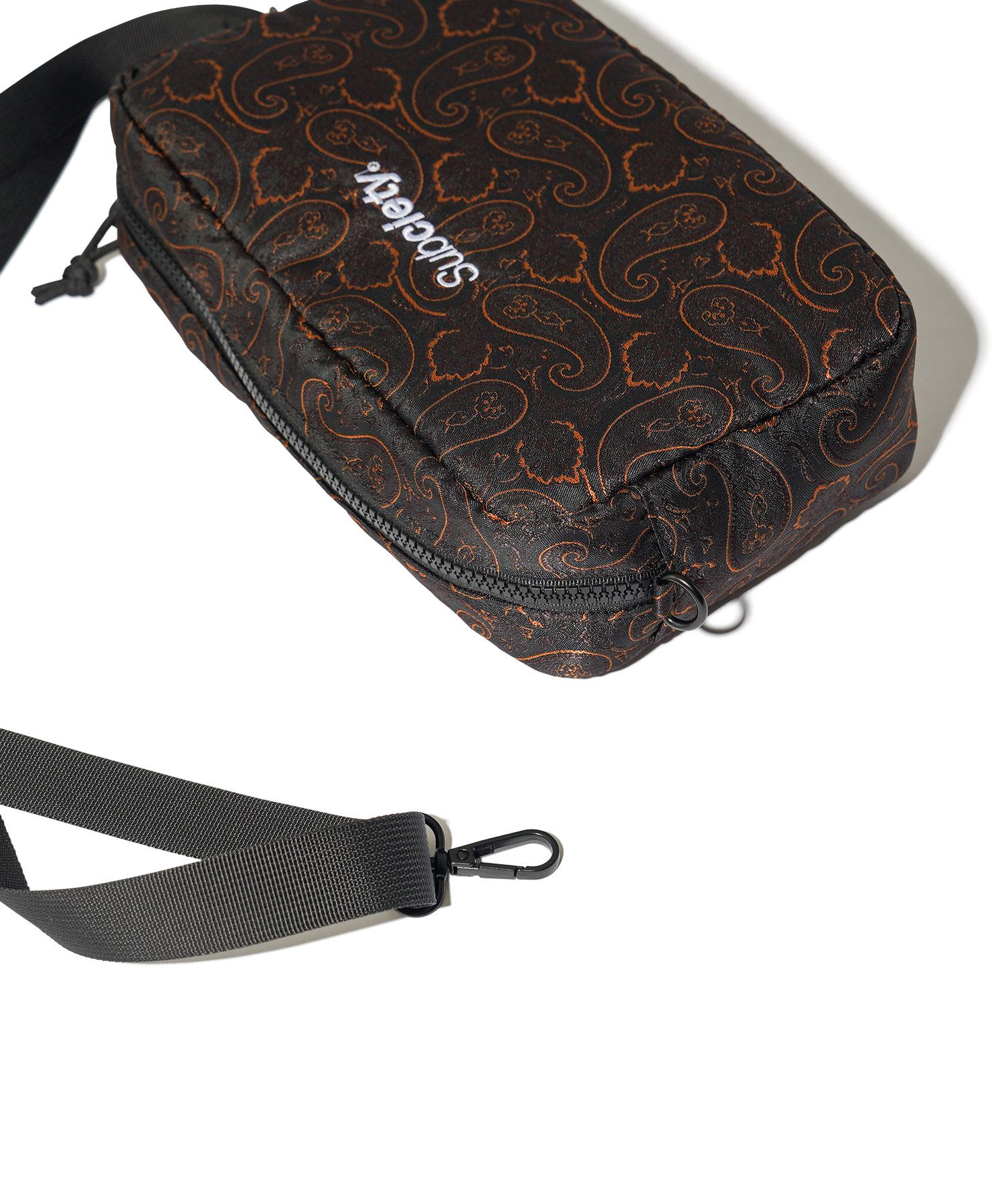 Paisley jacquard shoulder bag