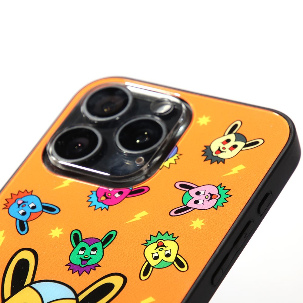 TEMPERED GLASS iPhone CASE / グレイトフルマッポ総柄