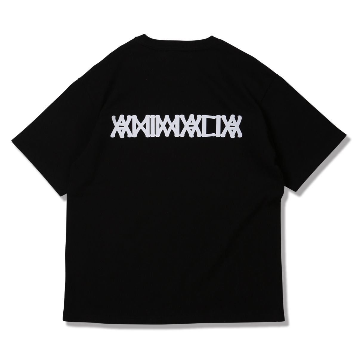 HEAVY S/S TEE-CUBE PRINT LOGO
