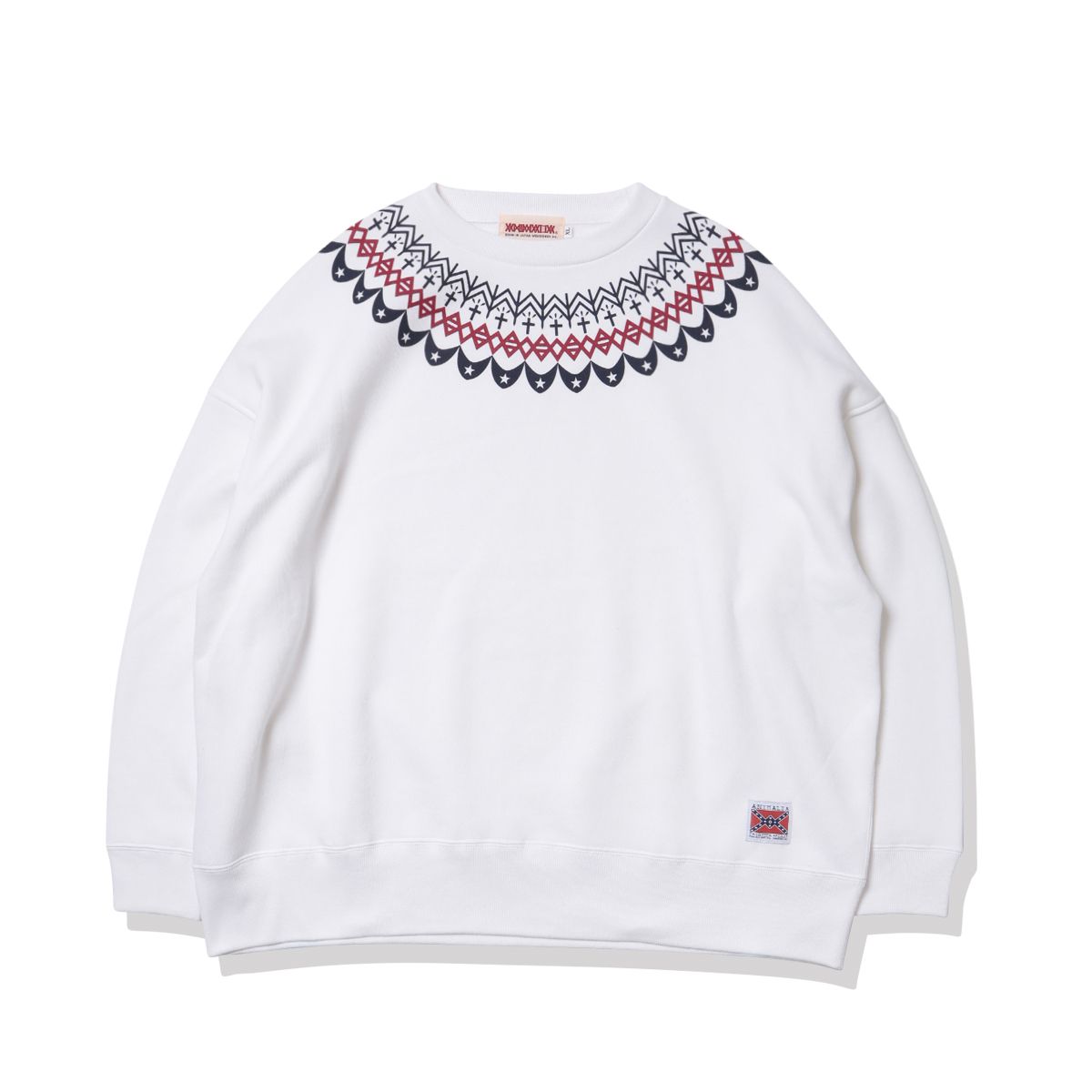 “BLACKFOOT”  Big silhouette Crew Neck Sweat