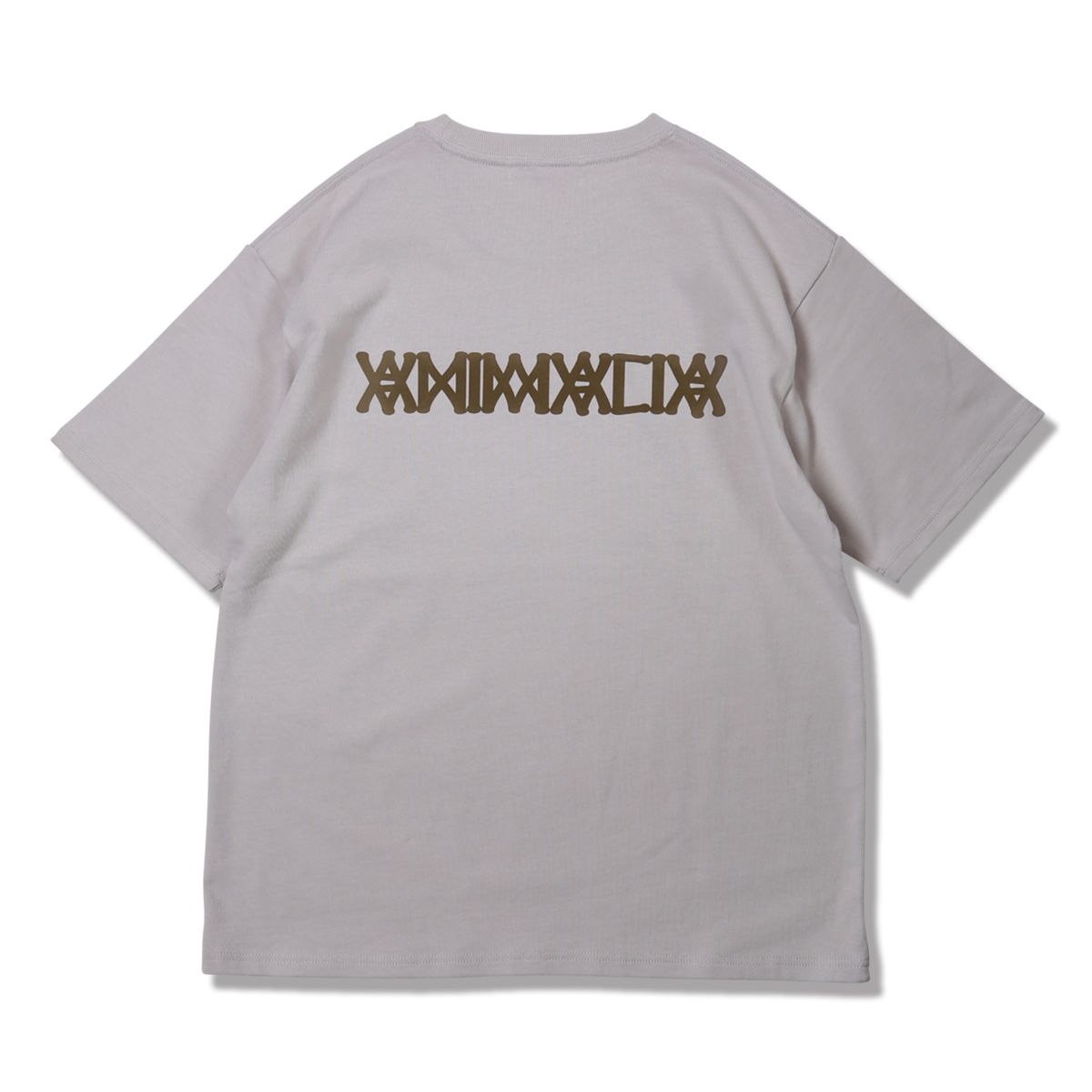 HEAVY S/S TEE-CUBE PRINT LOGO