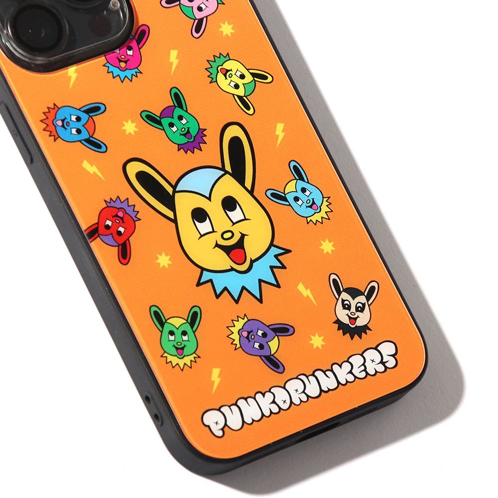 TEMPERED GLASS iPhone CASE / グレイトフルマッポ総柄