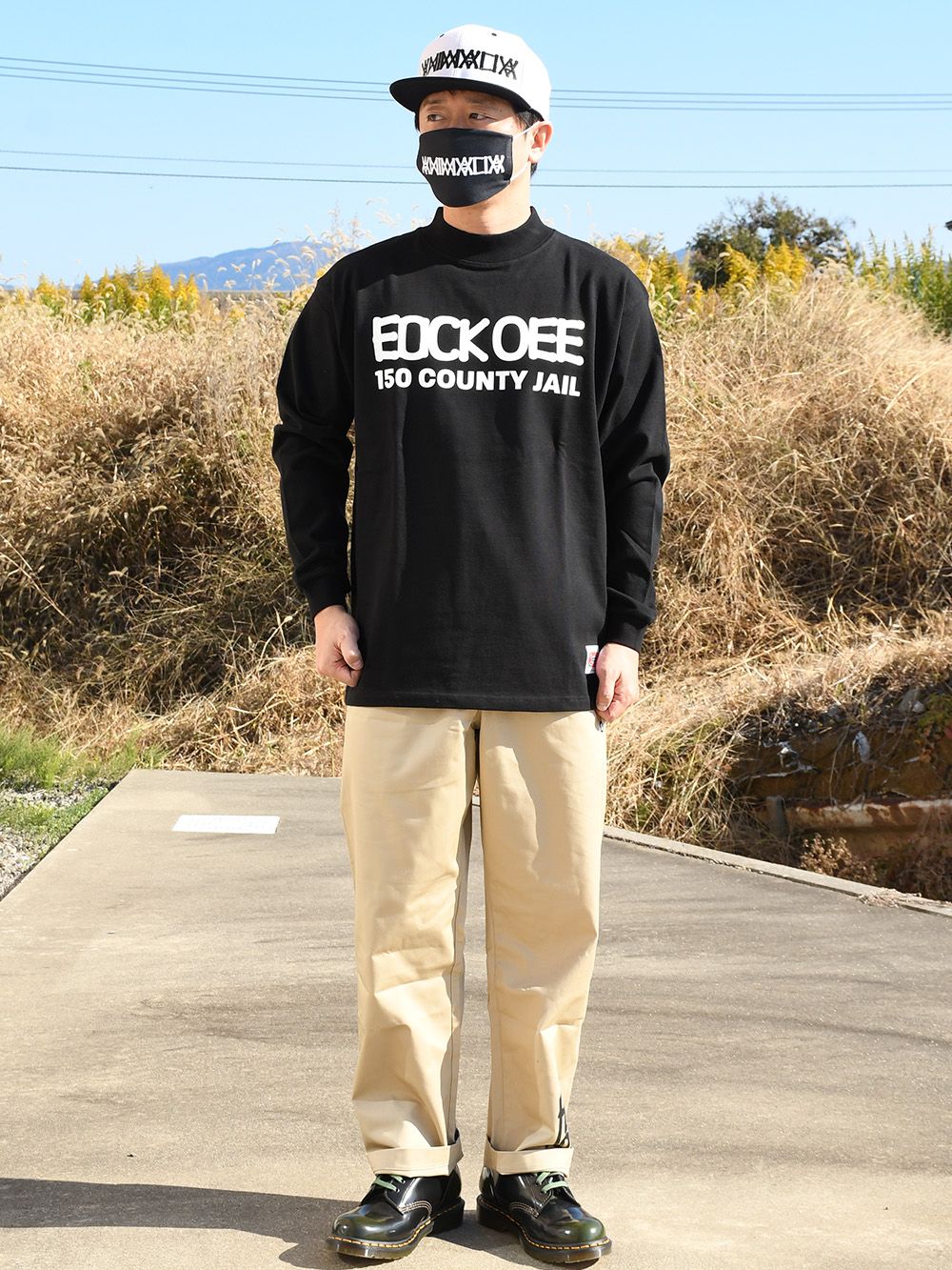 MOCK NECK HEAVY L/S Tee - EOCKOEE -