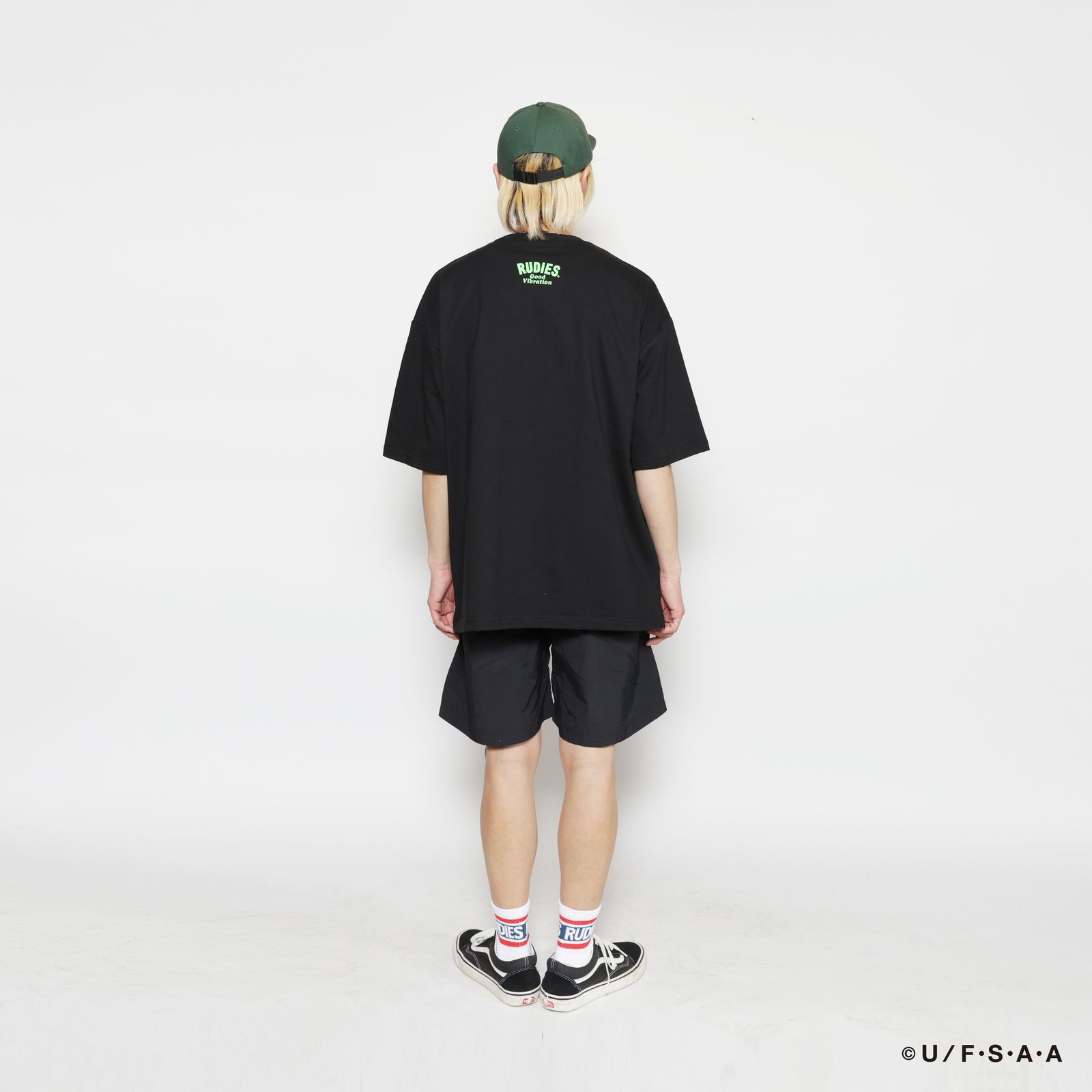 RUDIE'SxCRAYON SHINCHAN CIRCLEMOSH BIGSILHOUETTE TEE