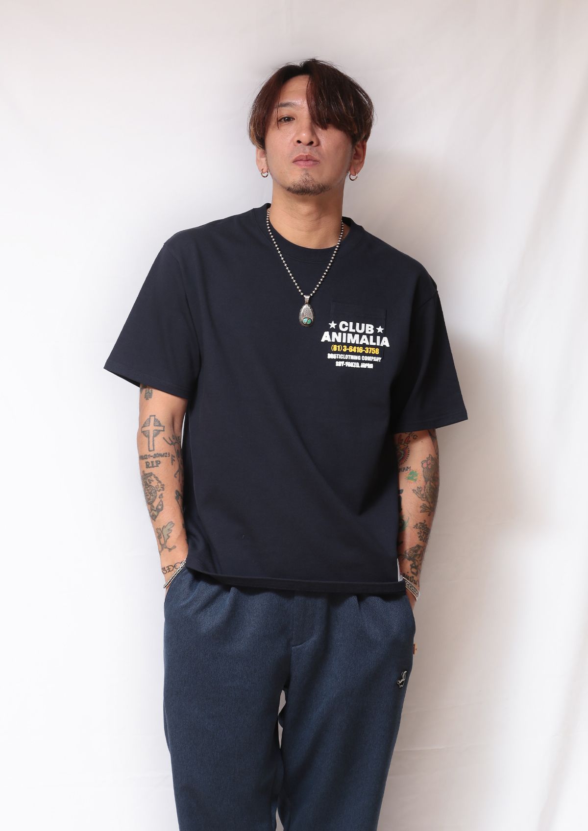 10.2oz Heavy Pocket S/S T-Shirts - CLUB ANIMALIA -