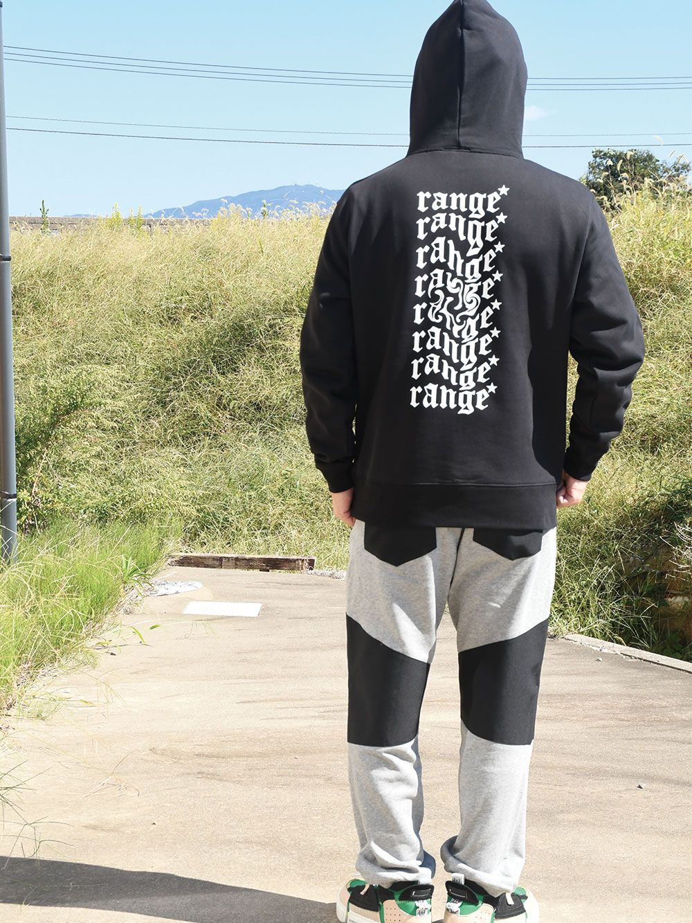 quarantine back print hoody