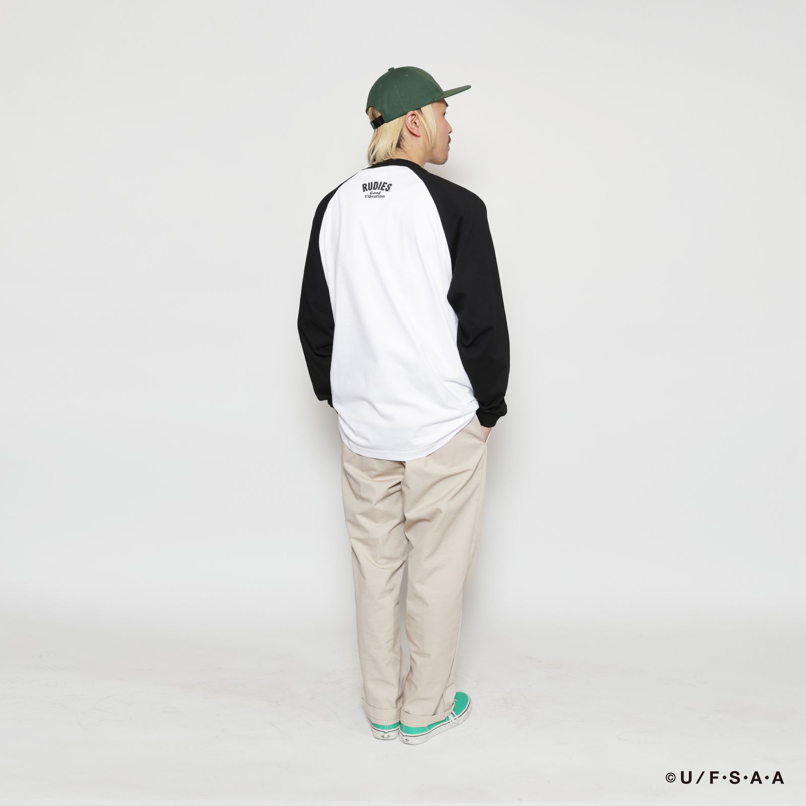 RUDIE'SxCRAYON SHINCHAN AIRPLANE RAGLAN LSTEE