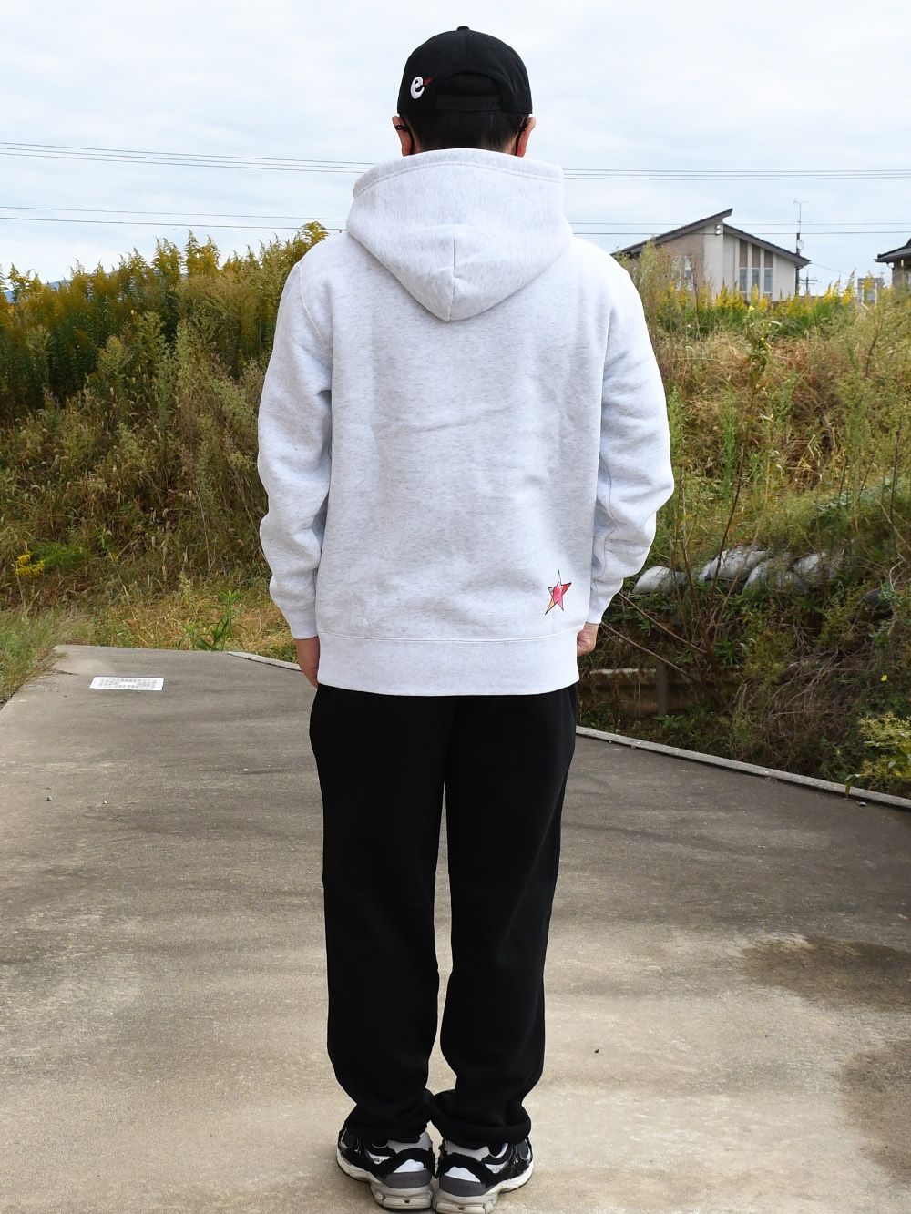 rg heart fly box logo hoody