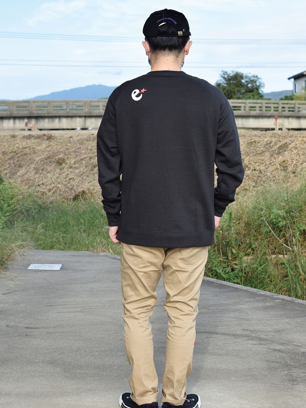 range logo raglan crew sweat 2
