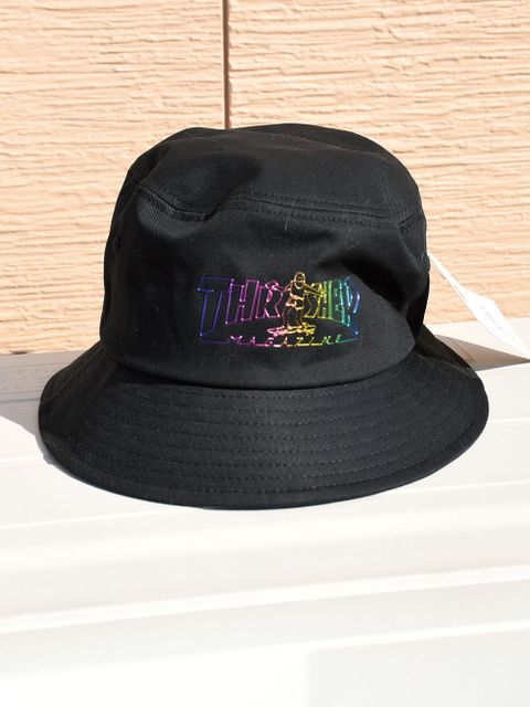GONZ HOMETOWNネオン ツイル バケットハット