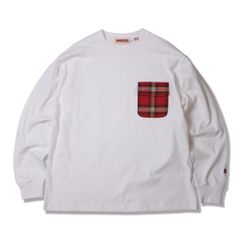 81.oz US  Cotton L/S -CHECK POCKET