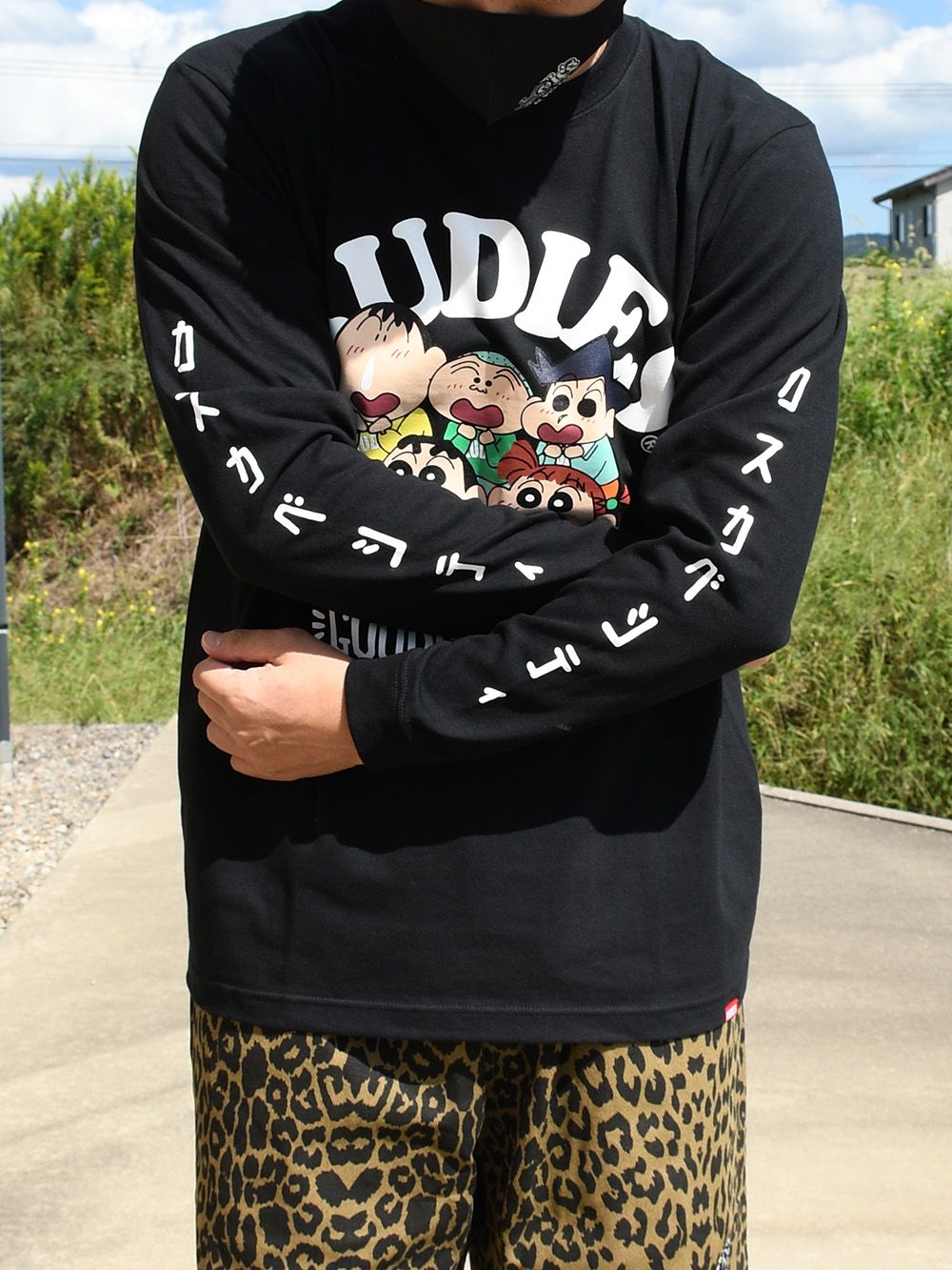 RUDIE'SxCRAYON SHINCHAN KASUKABE BOUEITAI LSTEE