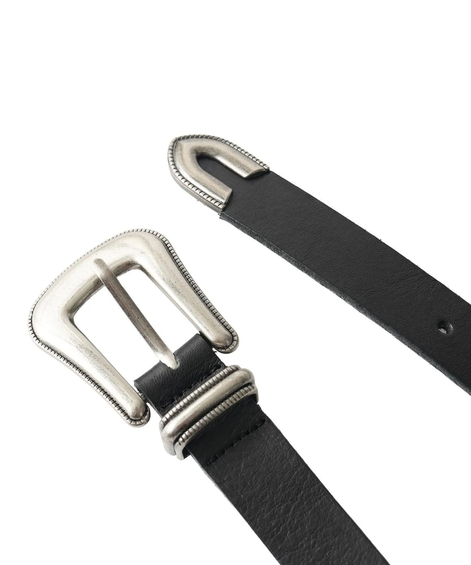 Hook buckle Leather belt