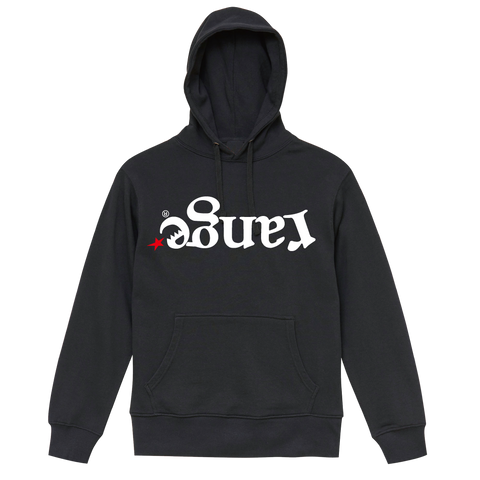 up side down logo hoody