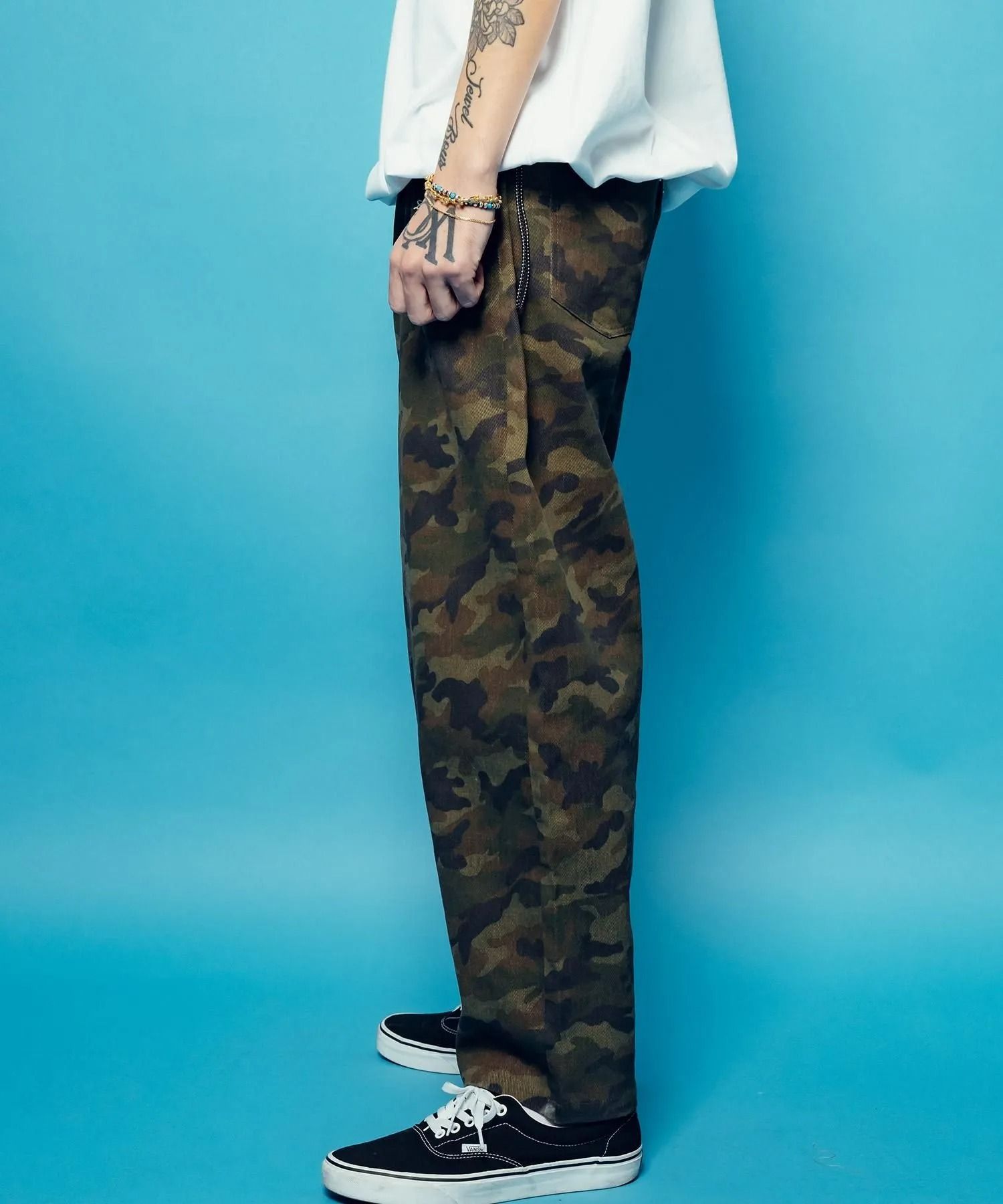 Camouflage baggy pants