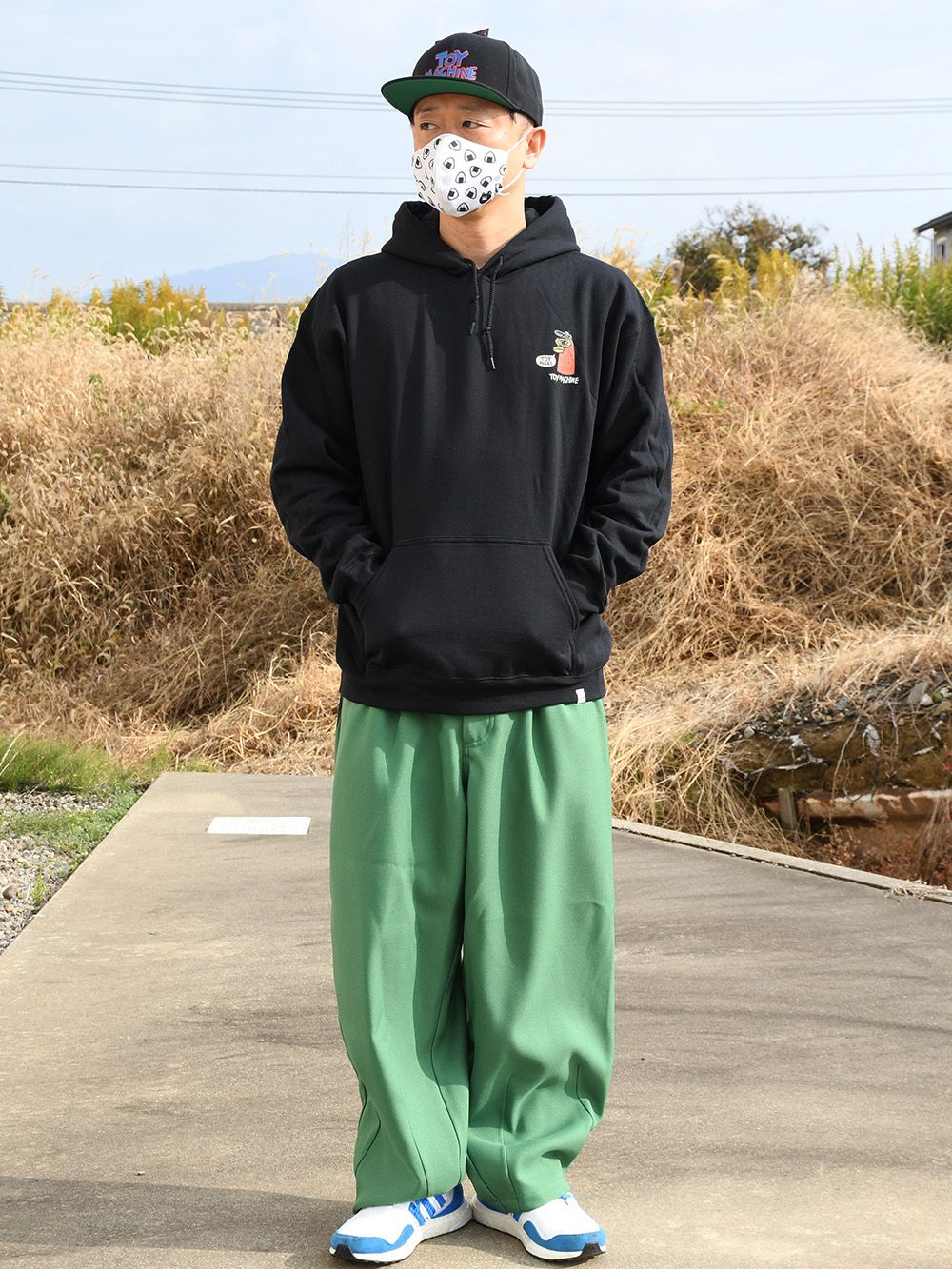 TM PAINT COLLAB TOYMACHINE FAMILY Sweat-Parka