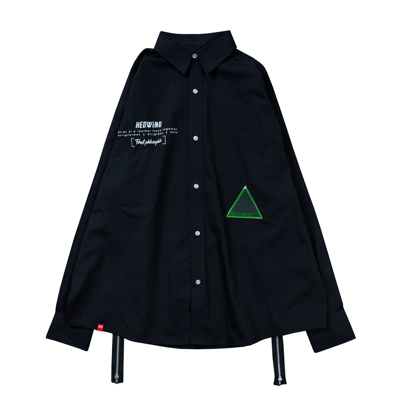 Big Silhouette Double Zip Shirt