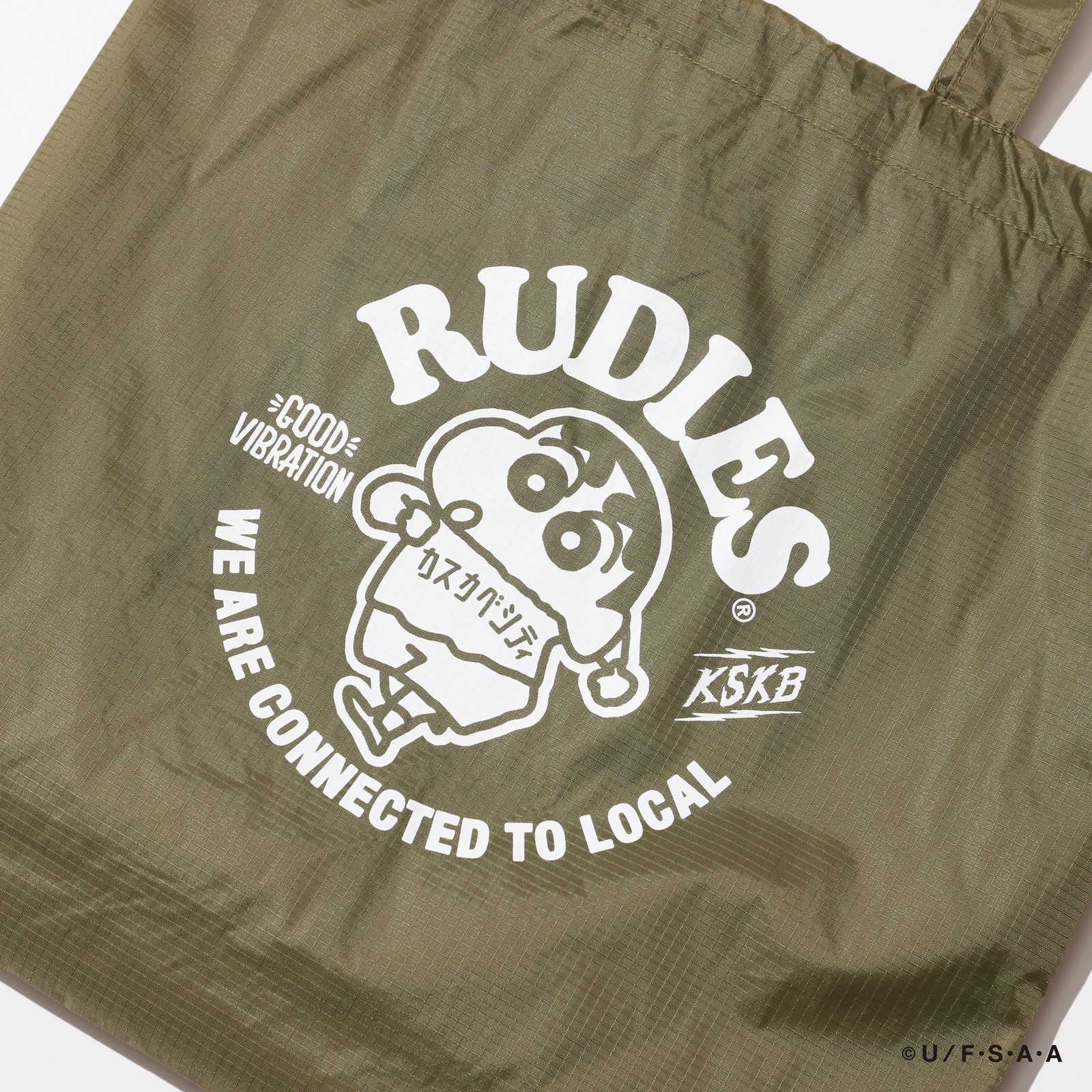 RUDIE'SxCRAYON SHINCHAN CIRCLEMOSH GYMSACK