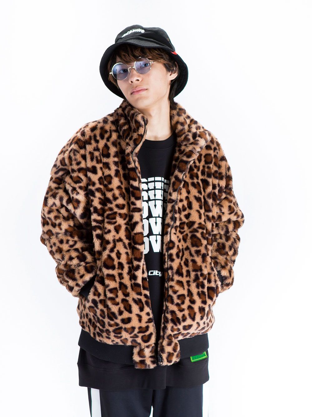 R.A.M Leopard Fur Jacket