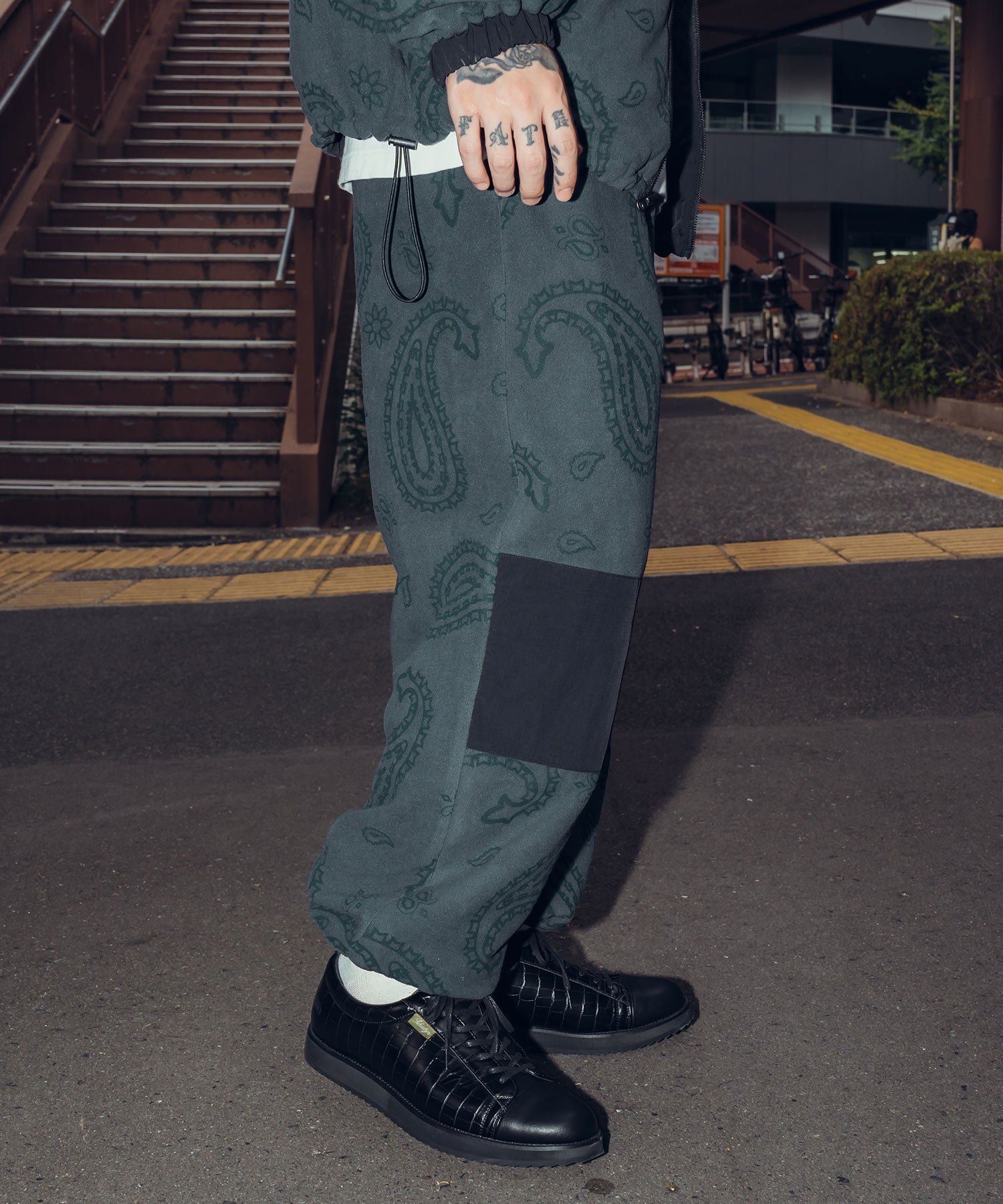 REVERSIBLE NYLON×FLEECE PANTS