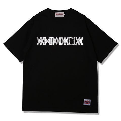 HEAVY S/S TEE-FOIL PRINT LOGO