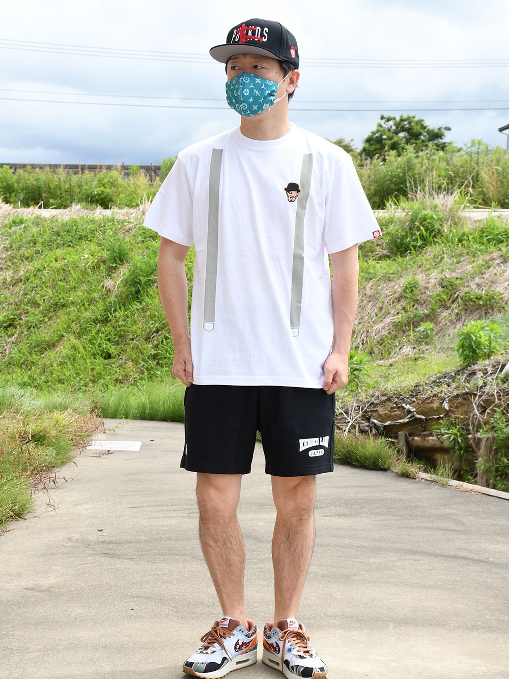 サスペンダーTEE
