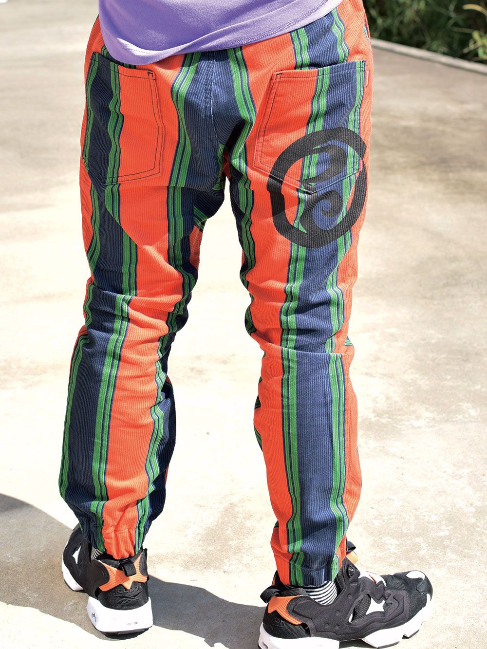 STRIPE CORDUROY JOGGER-PANTS